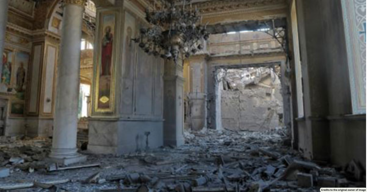 Russian missile strikes damage historic Orthodox Ukrainian cathedral in Odesa
